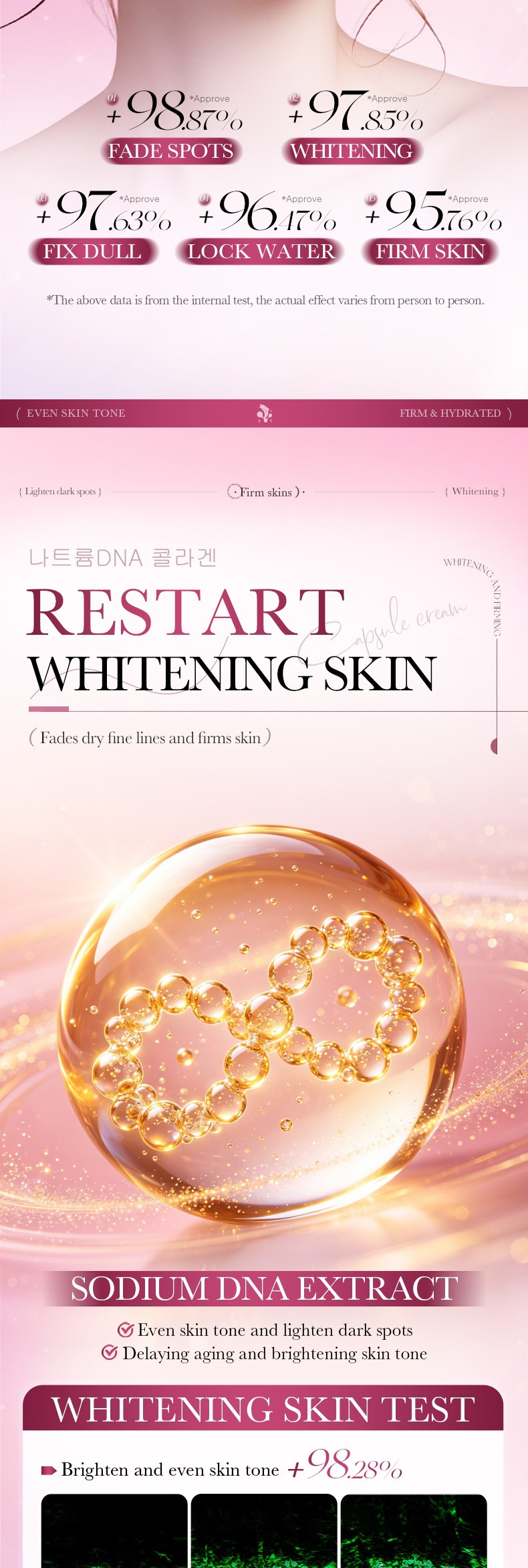50g Hydrating Whitening Cream