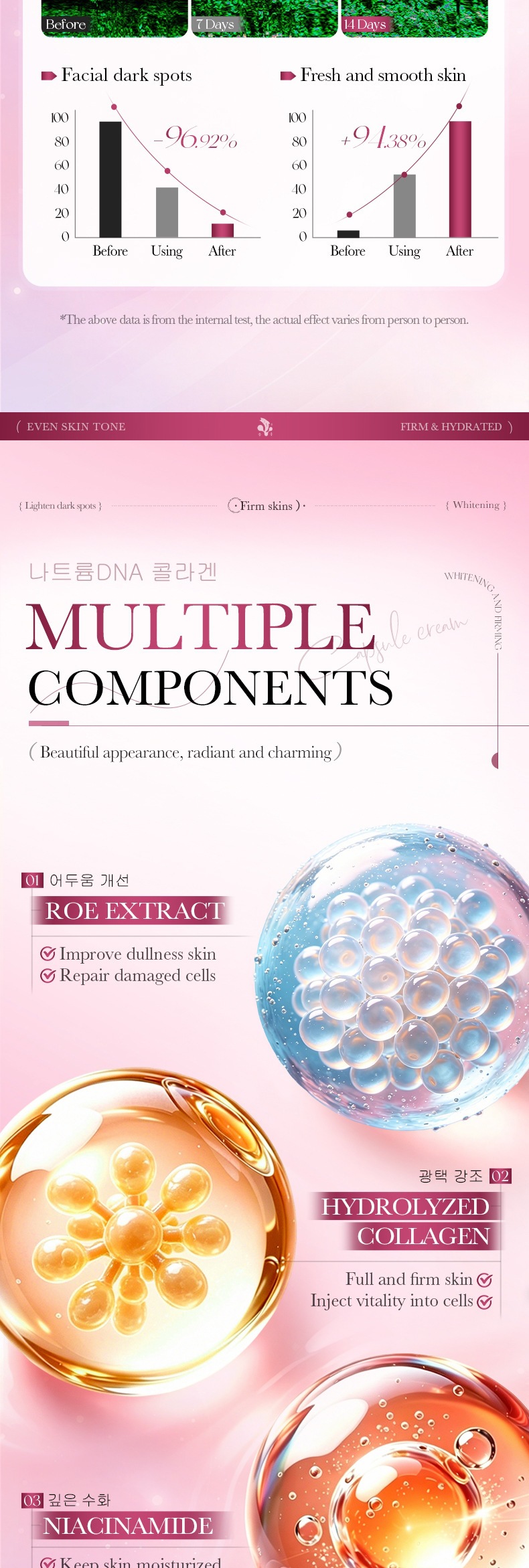 50g Hydrating Whitening Cream