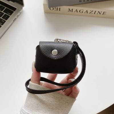 Mini PU Leather AirPods Carrying Case