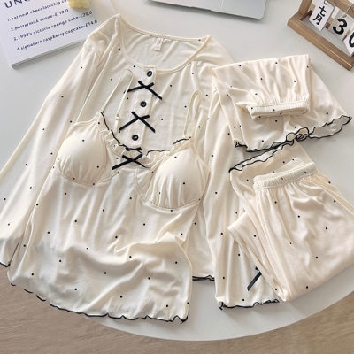 Women's Polka Dot Modal Pajama Set