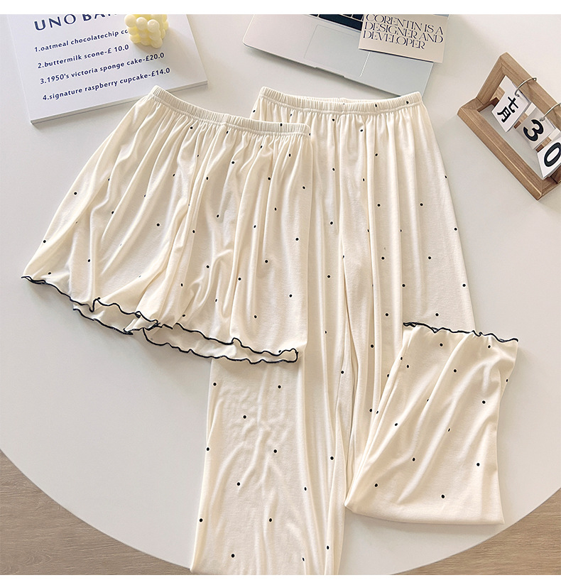 Women's Polka Dot Modal Pajama Set