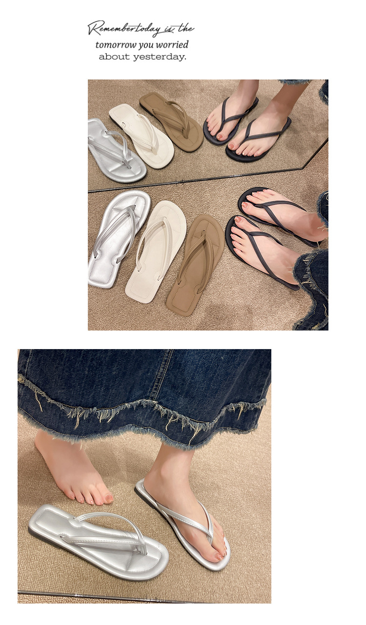Women's Summer PU Flip Flops
