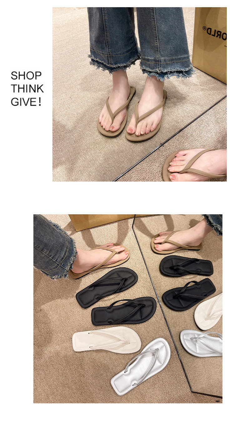 Women's Summer PU Flip Flops