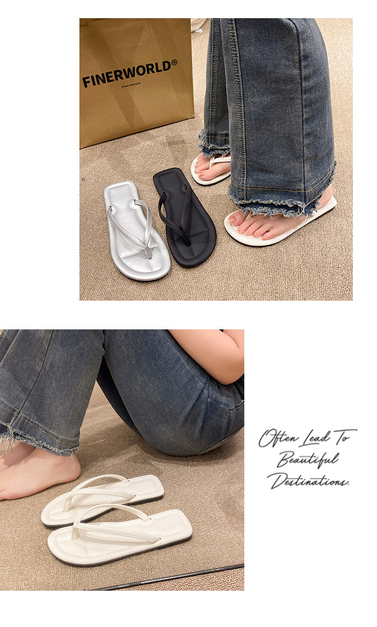 Women's Summer PU Flip Flops