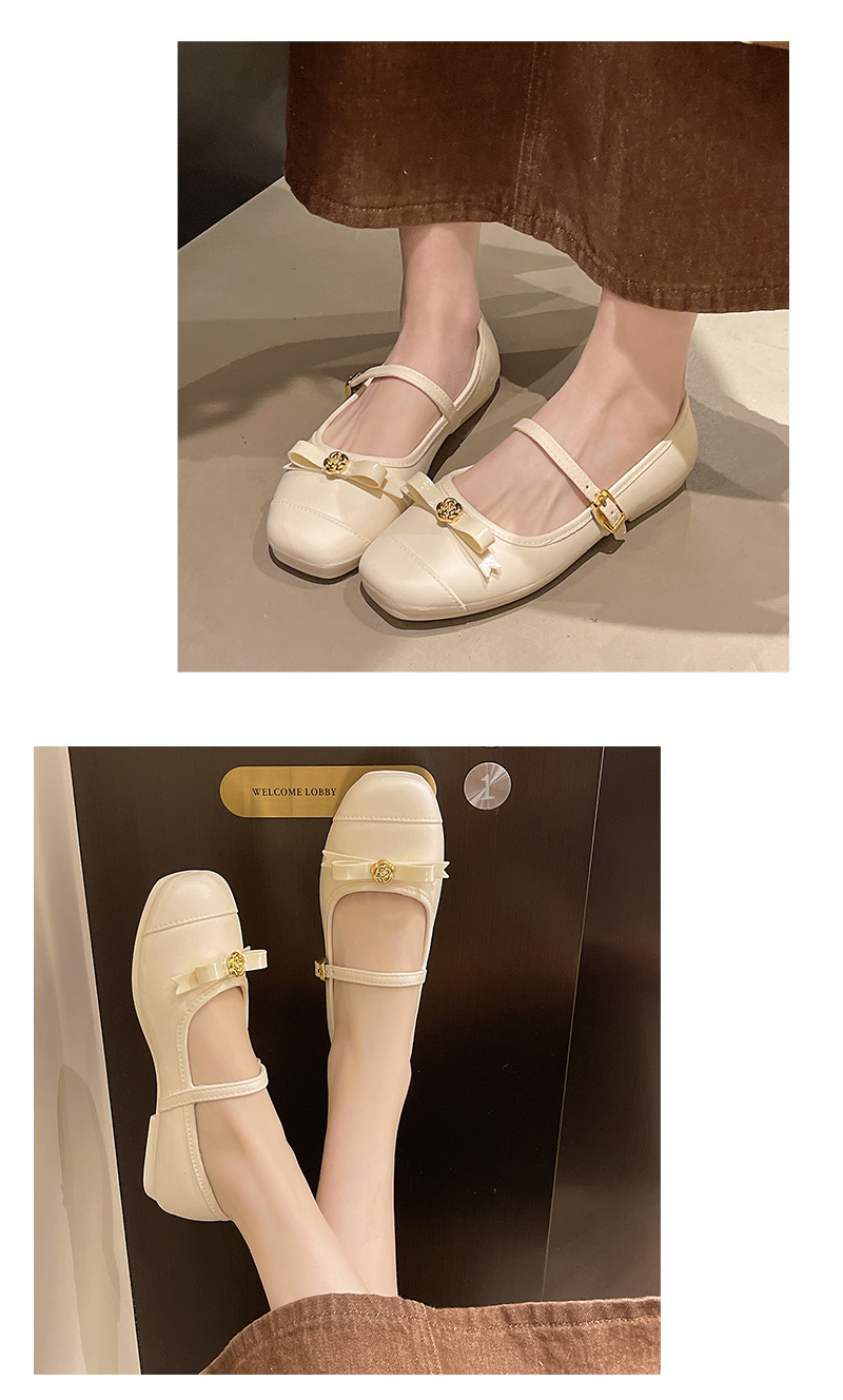 Women's Bow Mary Jane Shoes