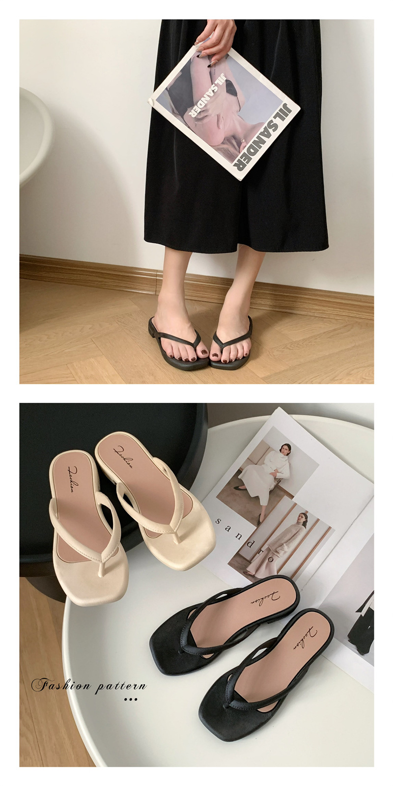 Summer Clip-toe PVC Slippers