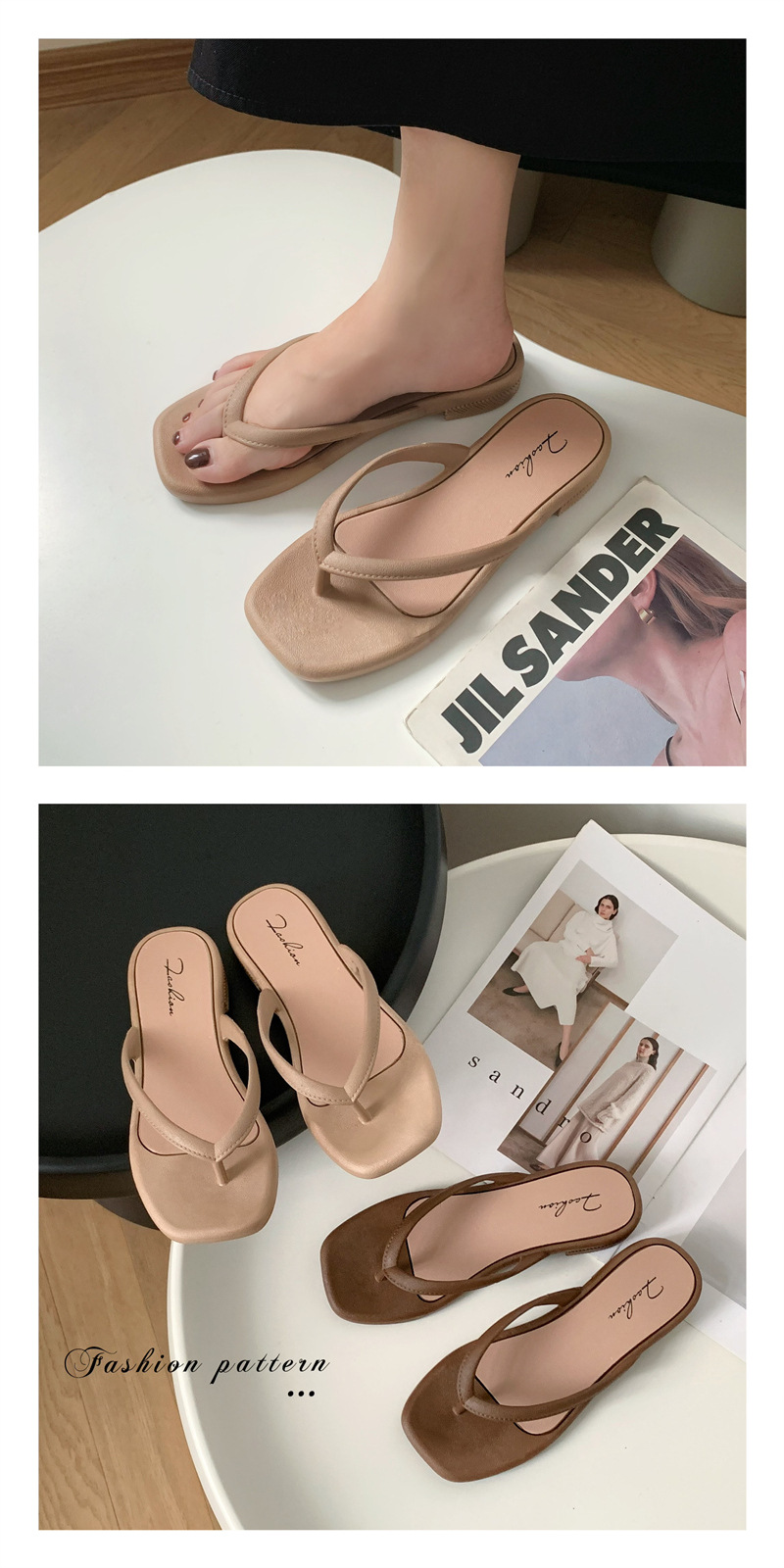 Summer Clip-toe PVC Slippers