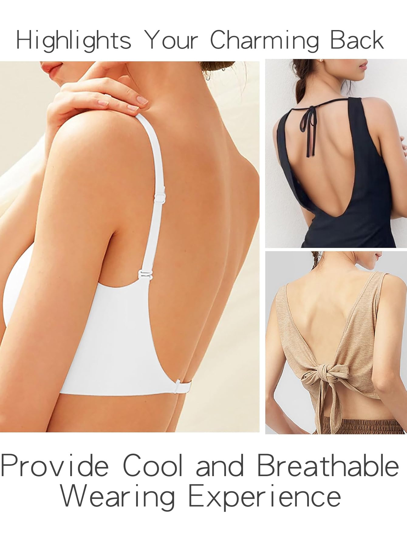 Seamless U-back Wireless Bra