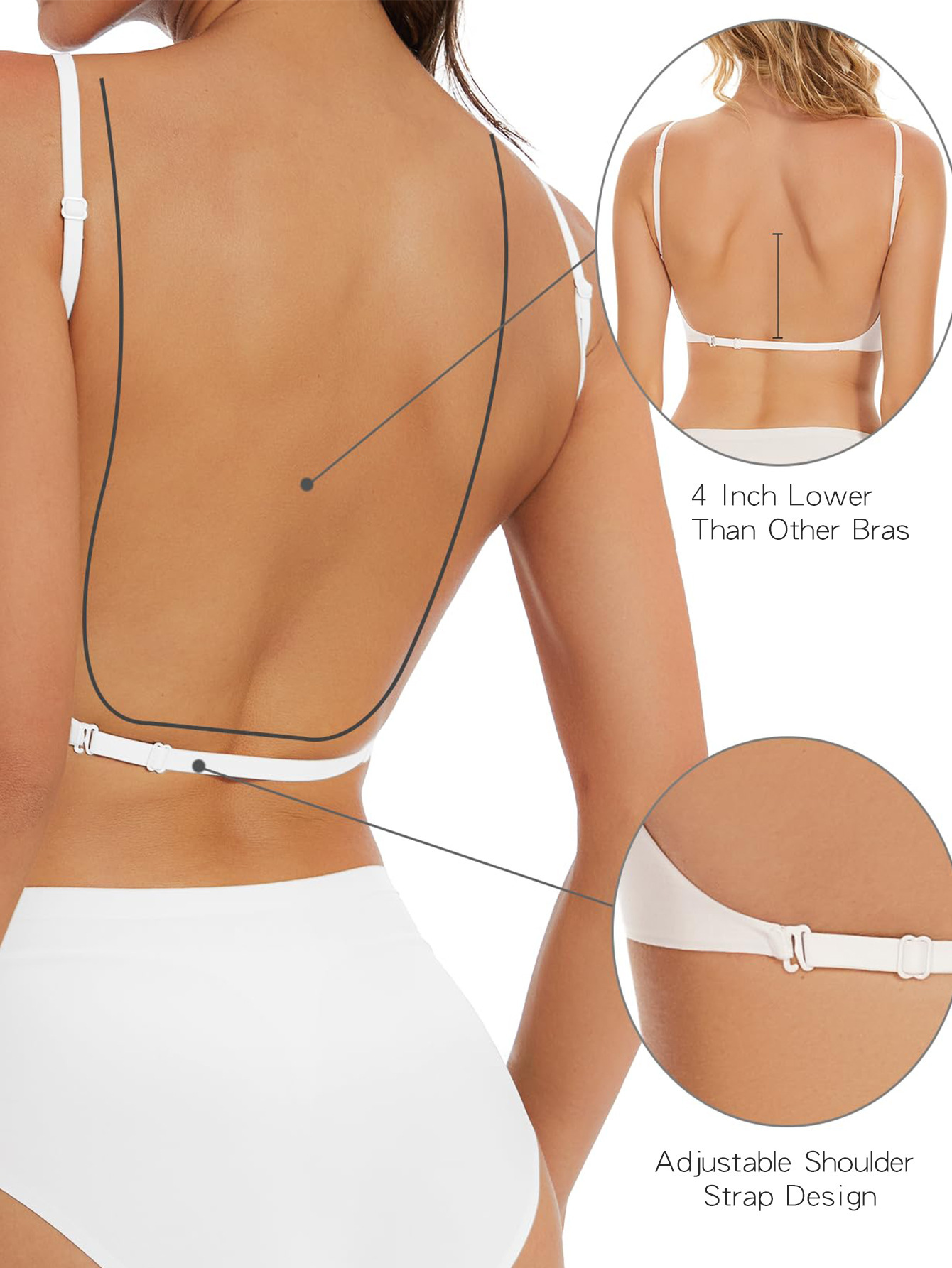 Seamless U-back Wireless Bra