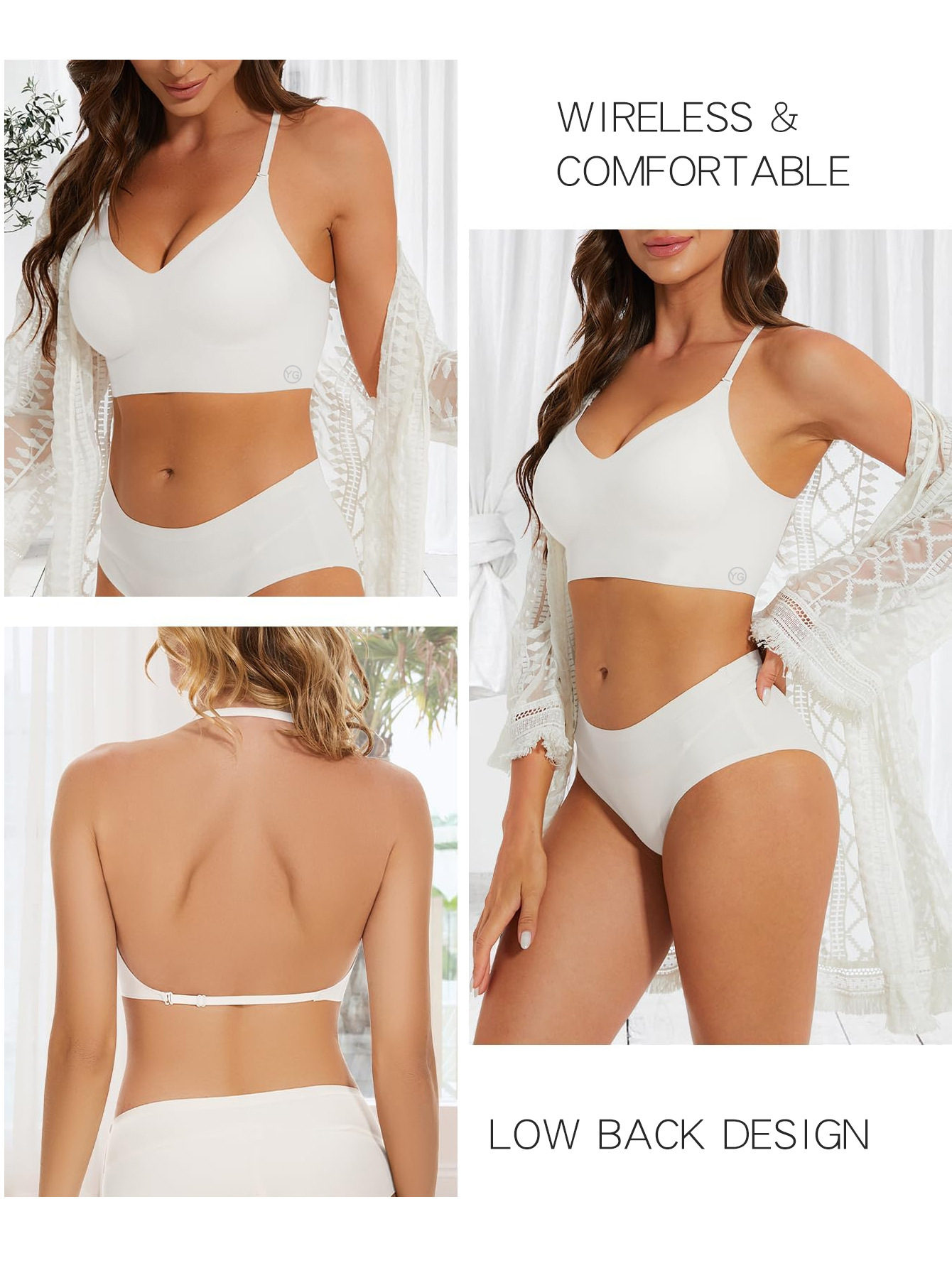 Seamless U-back Wireless Bra
