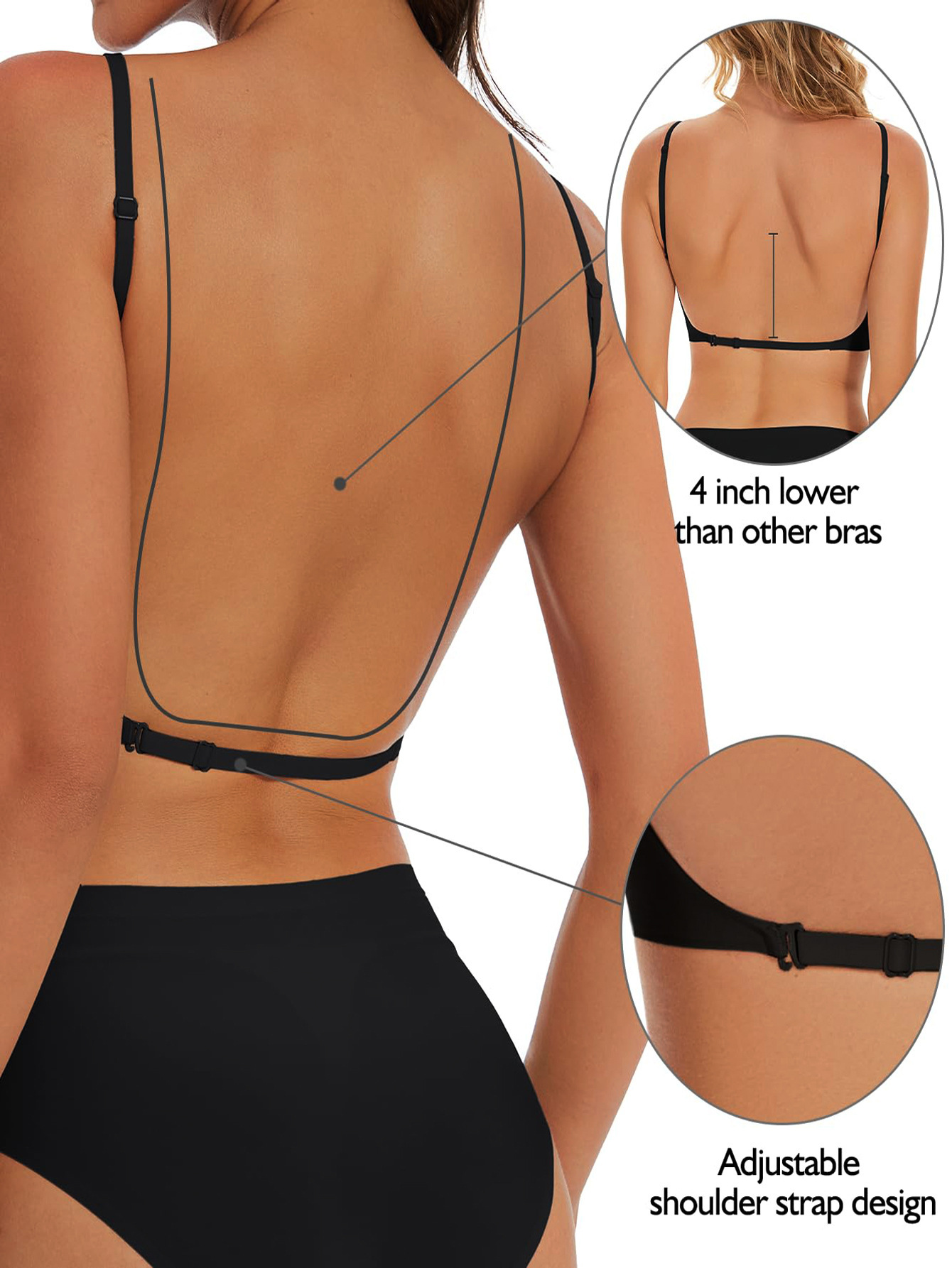 Seamless U-back Wireless Bra