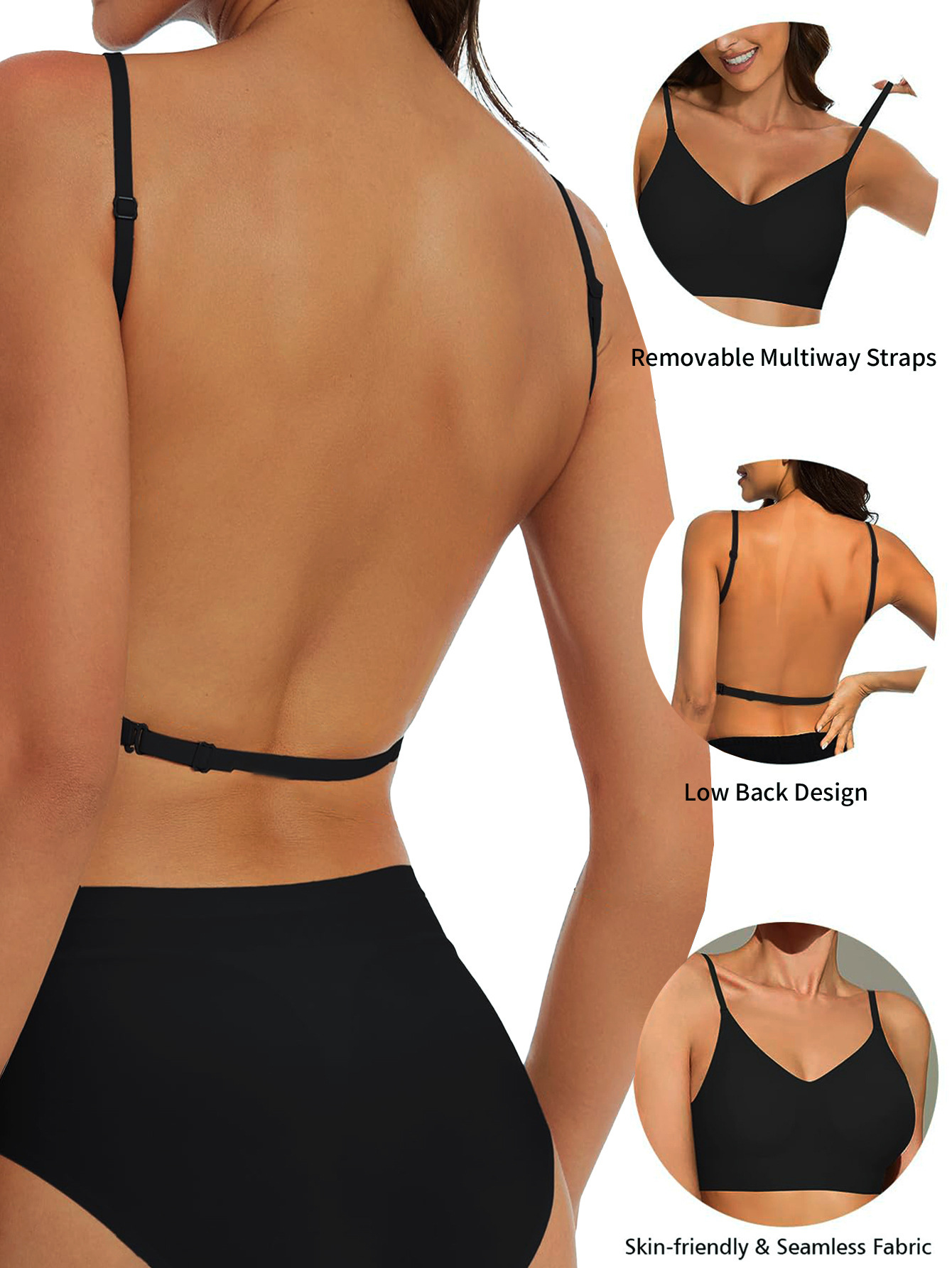 Seamless U-back Wireless Bra