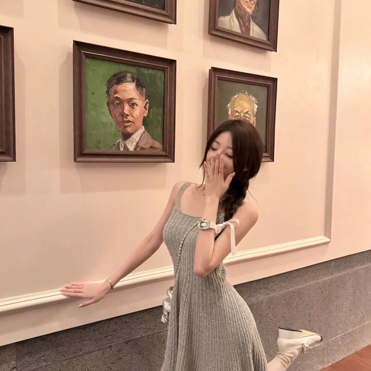 French Knit Cami Summer Dress
