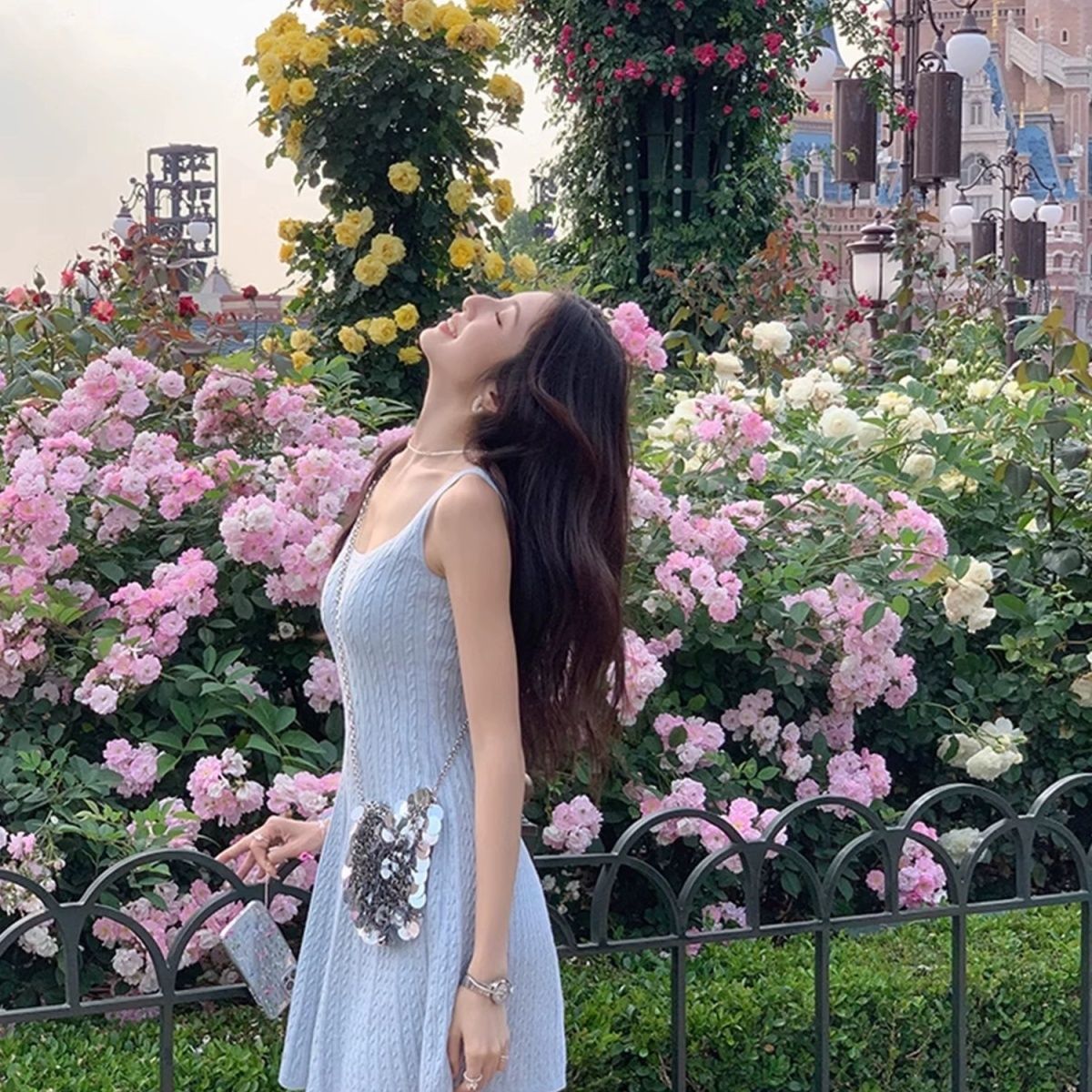 French Knit Cami Summer Dress