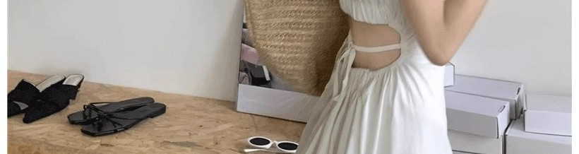 Women's Halter Fringe Dress