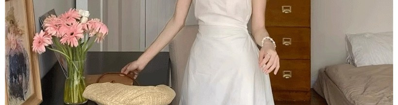 Women's Halter Fringe Dress