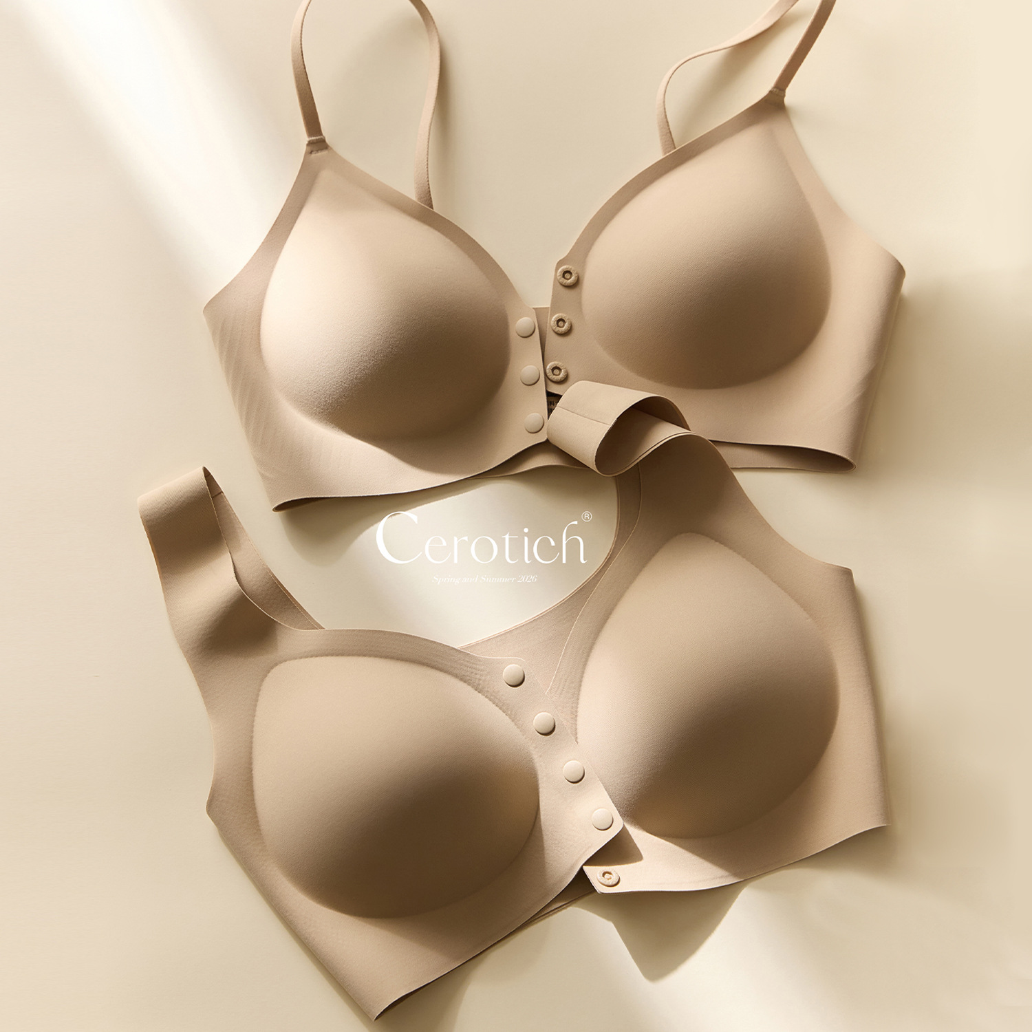 Women's Seamless Push Vest Bra