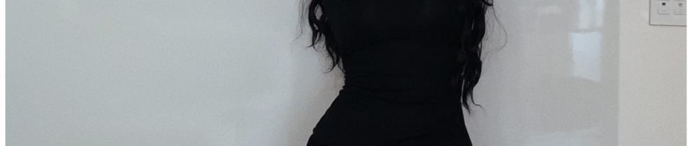 One-shoulder Sleeveless Dress