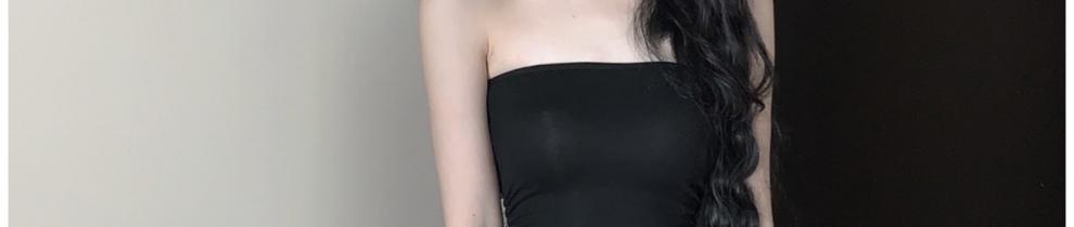 One-shoulder Sleeveless Dress