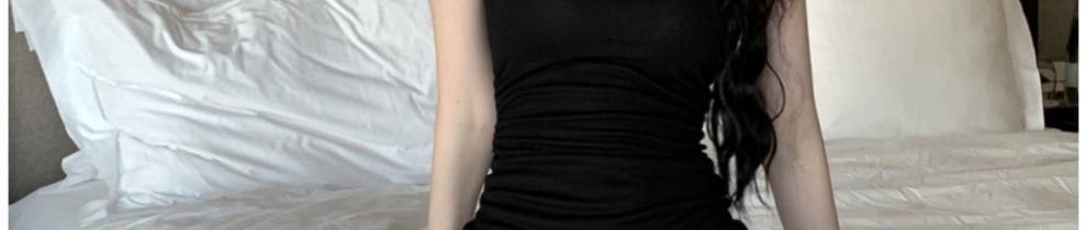 One-shoulder Sleeveless Dress