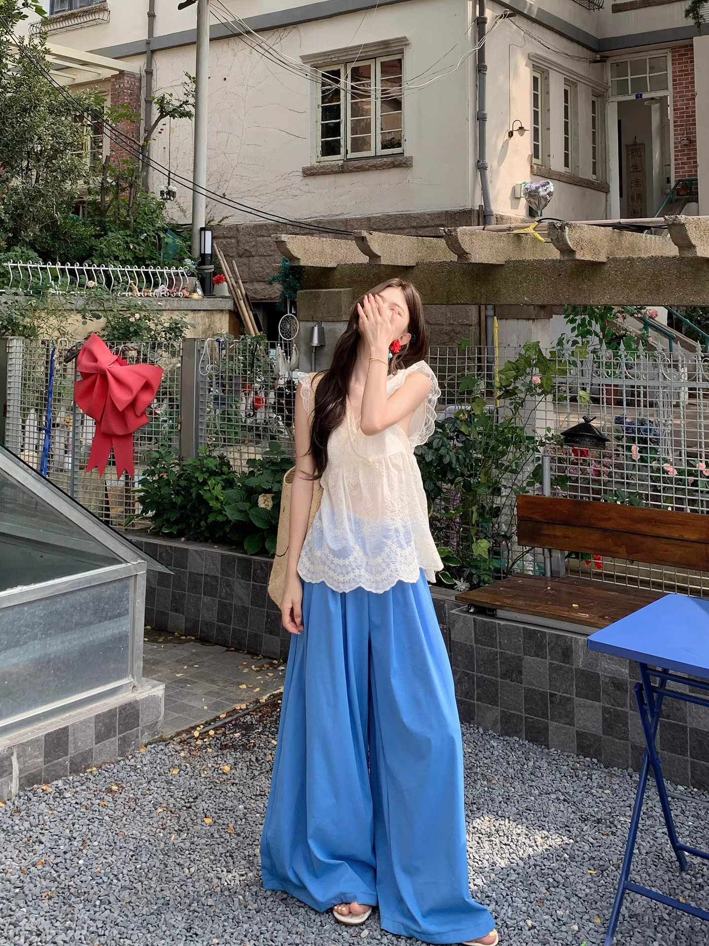 Summer Sweet Lace Chiffon Suit