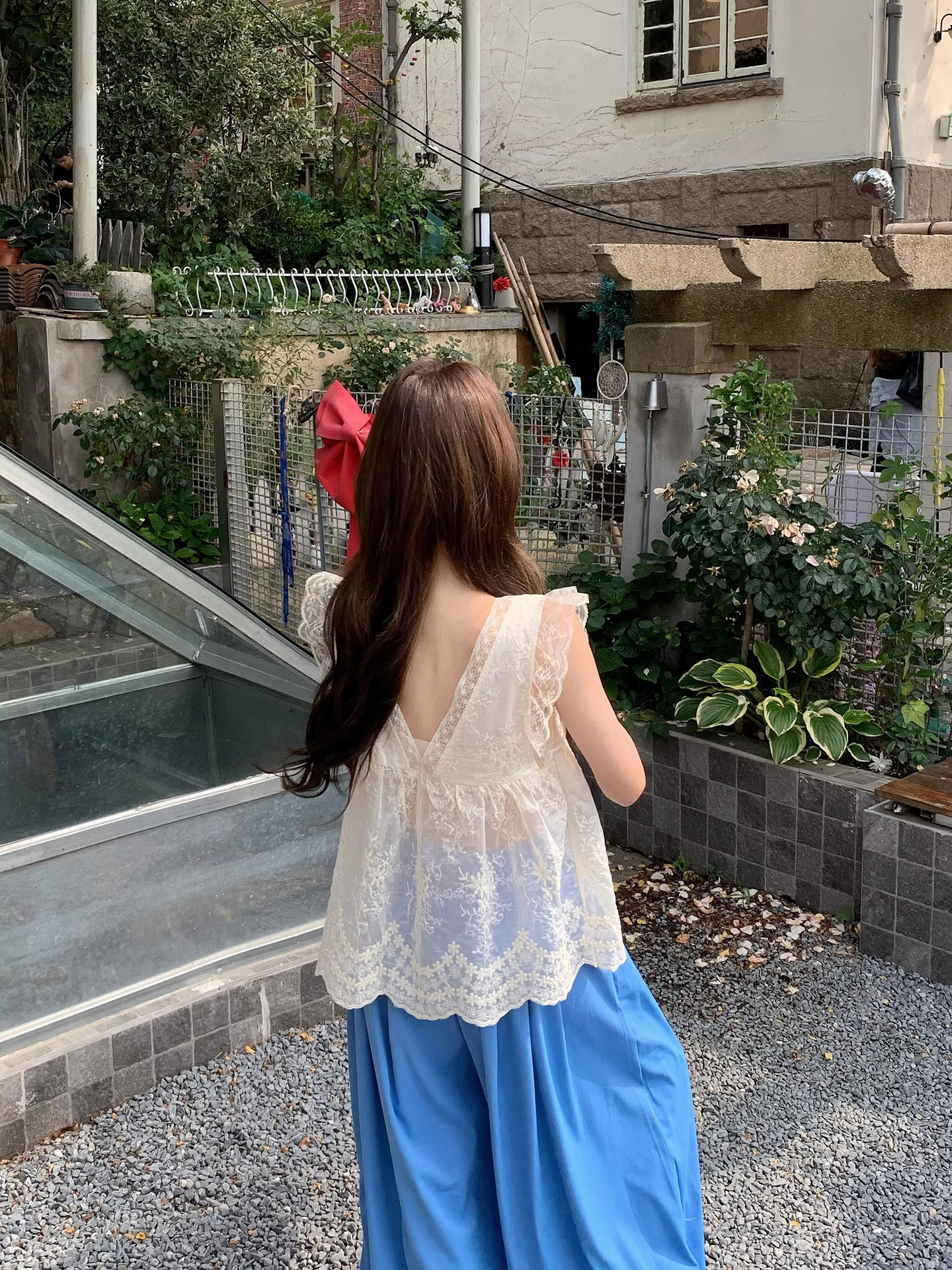 Summer Sweet Lace Chiffon Suit