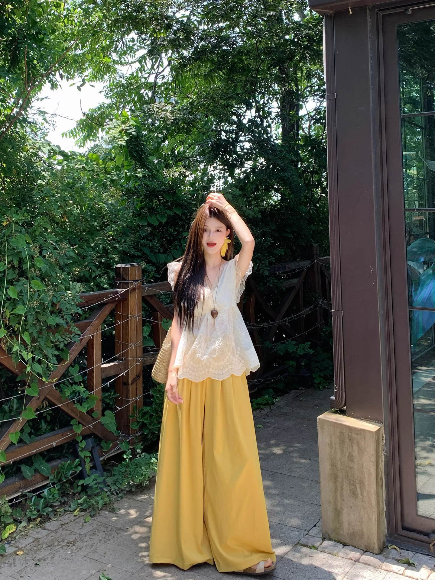 Summer Sweet Lace Chiffon Suit
