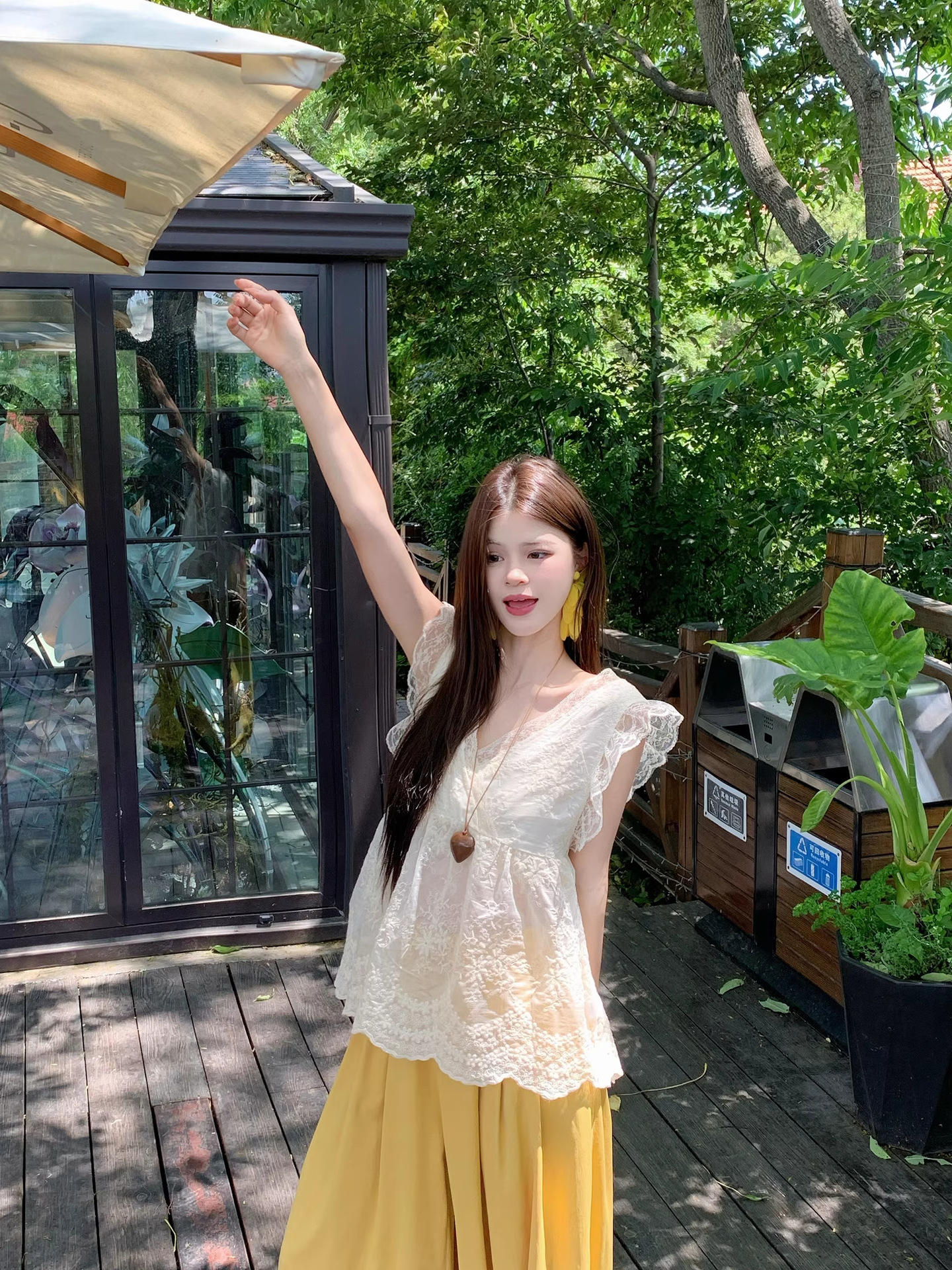 Summer Sweet Lace Chiffon Suit
