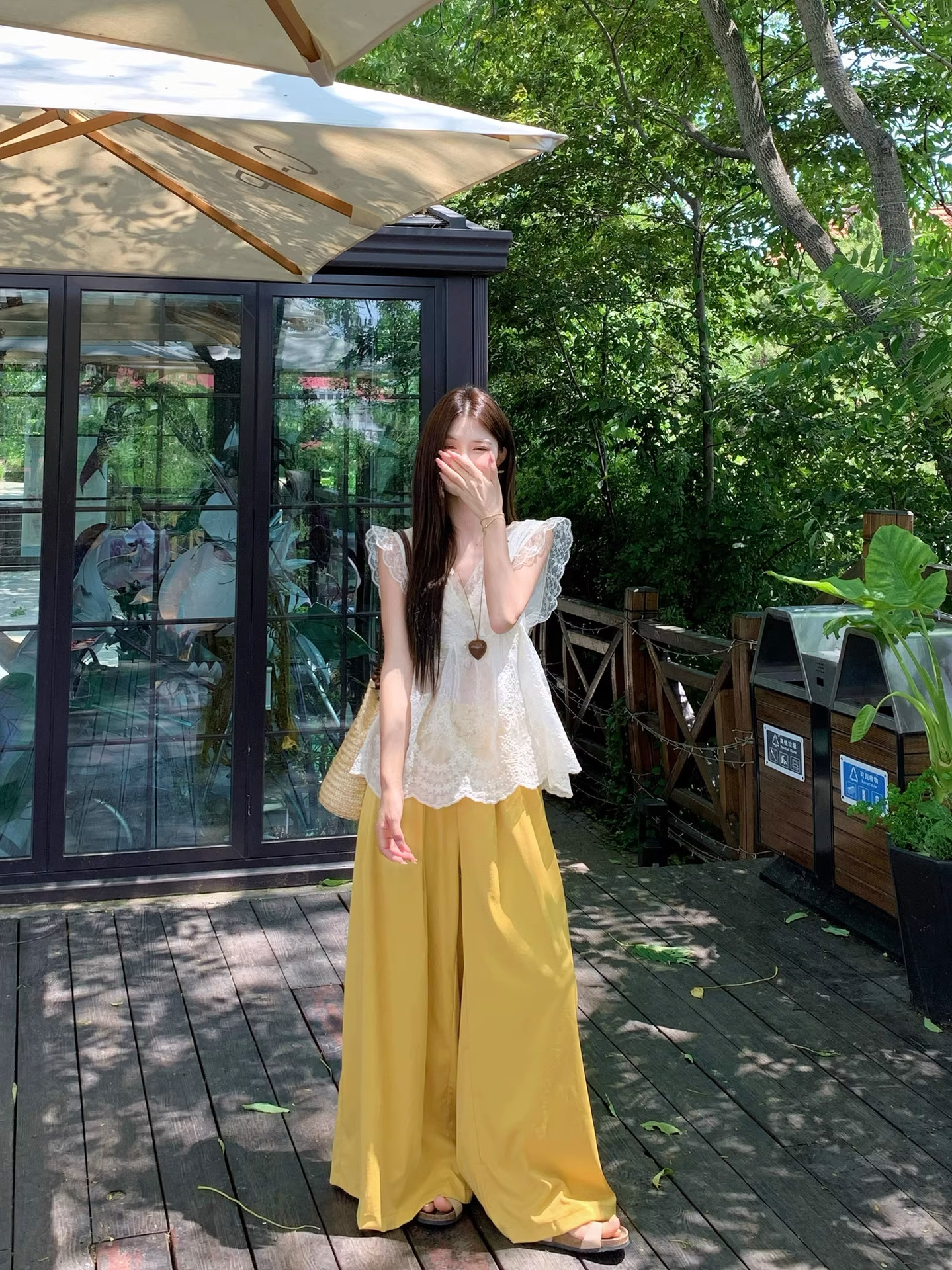 Summer Sweet Lace Chiffon Suit