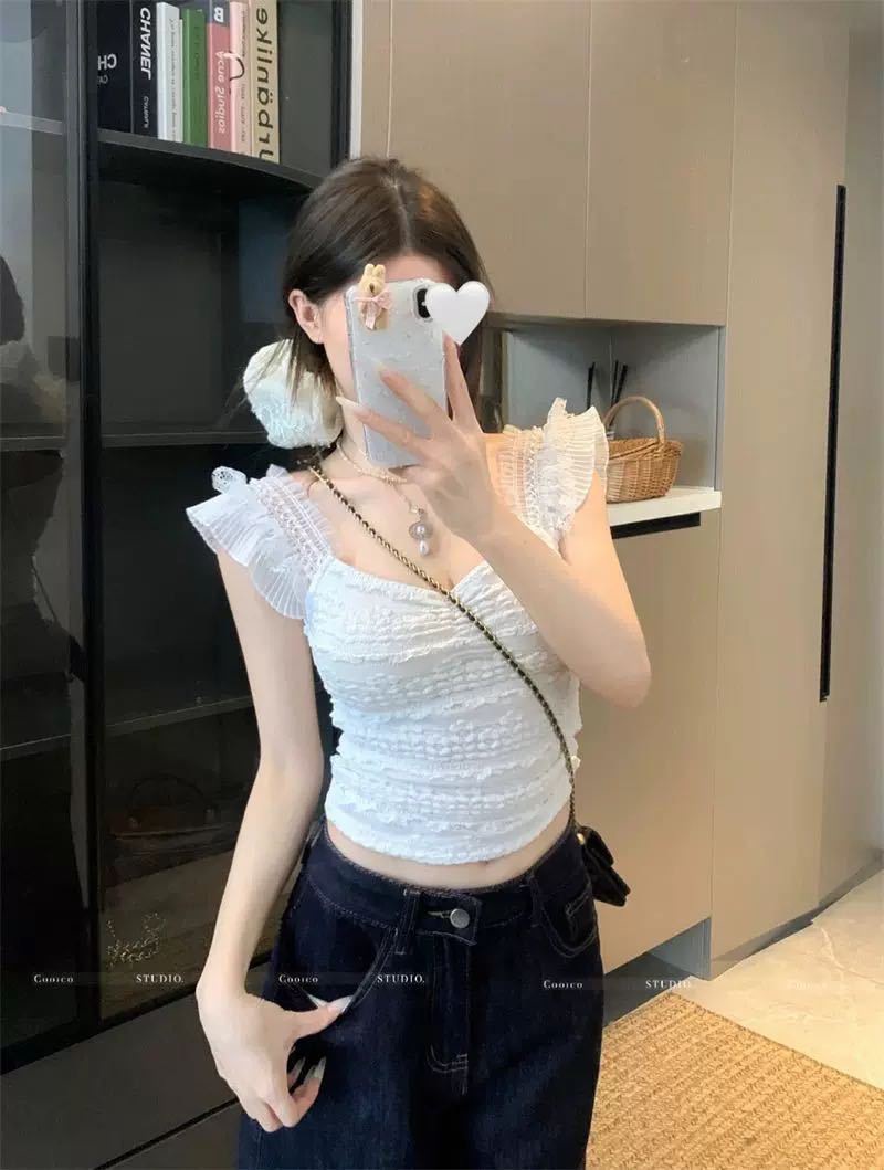 Sweet Women's Lace V-neck Cami Top