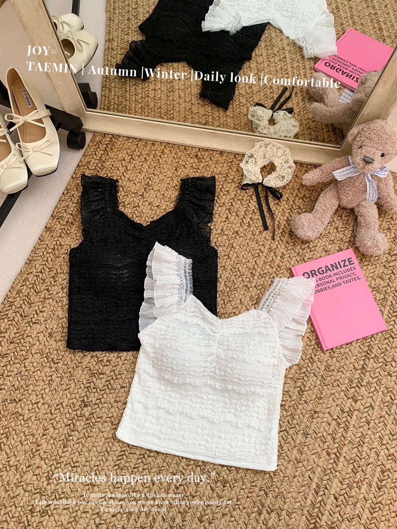 Sweet Women's Lace V-neck Cami Top