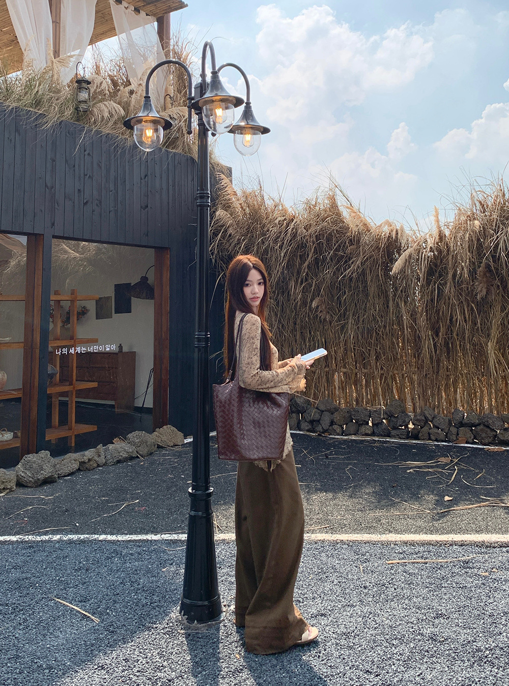 Women's Slash Knit Pants Suit