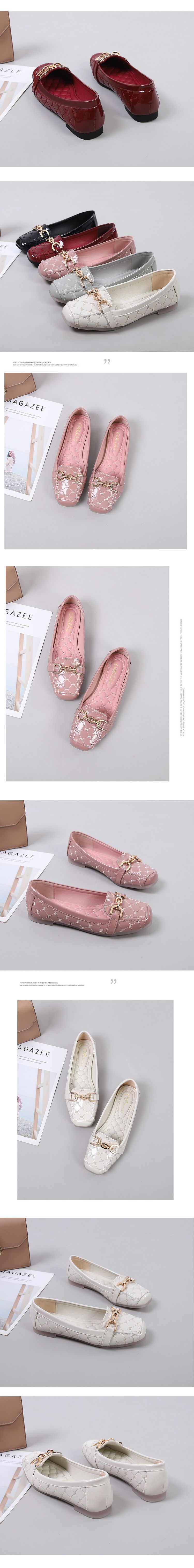 Women's Square Toe Flat Shoes