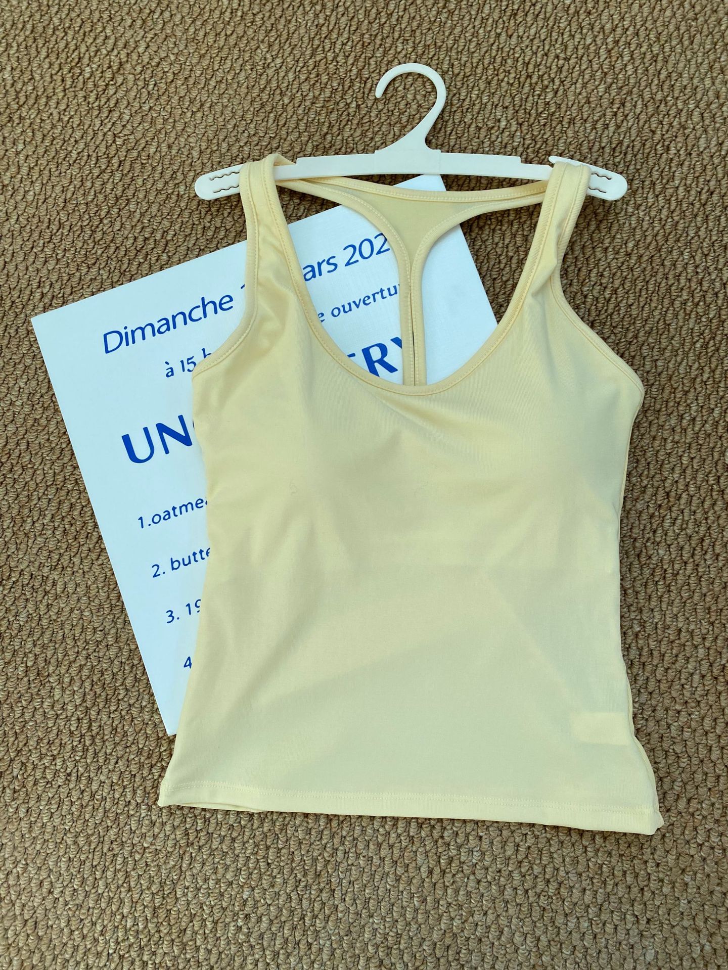 Women's Summer Tencel Cotton Sports Tank Top