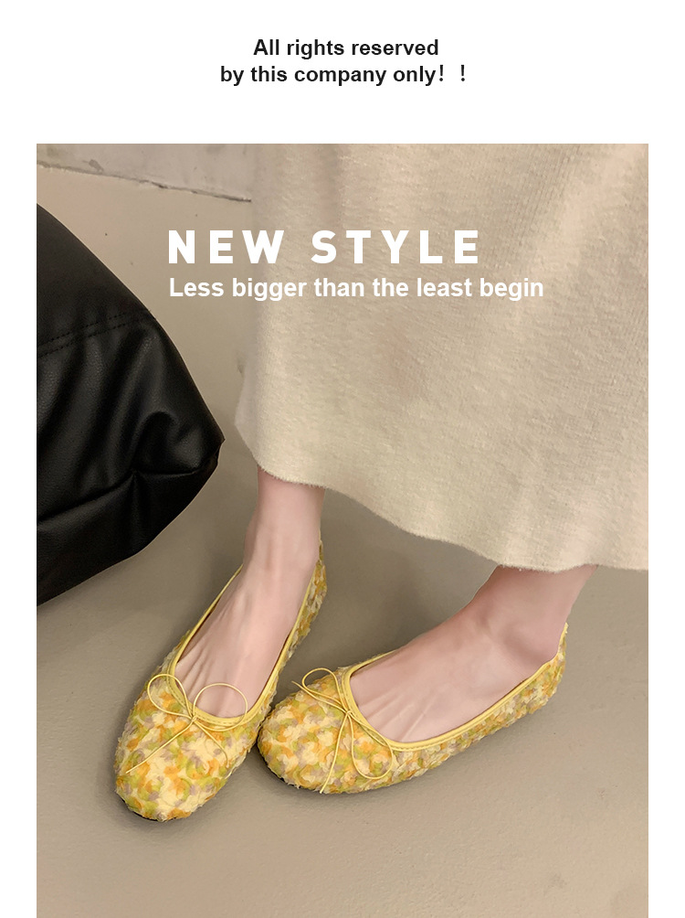 Women's French Lace Bow Shoes