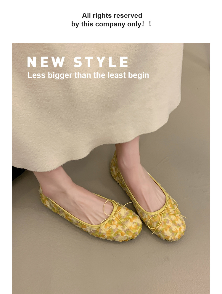 Women's French Lace Bow Shoes