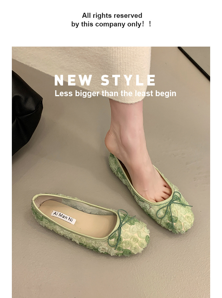Women's French Lace Bow Shoes