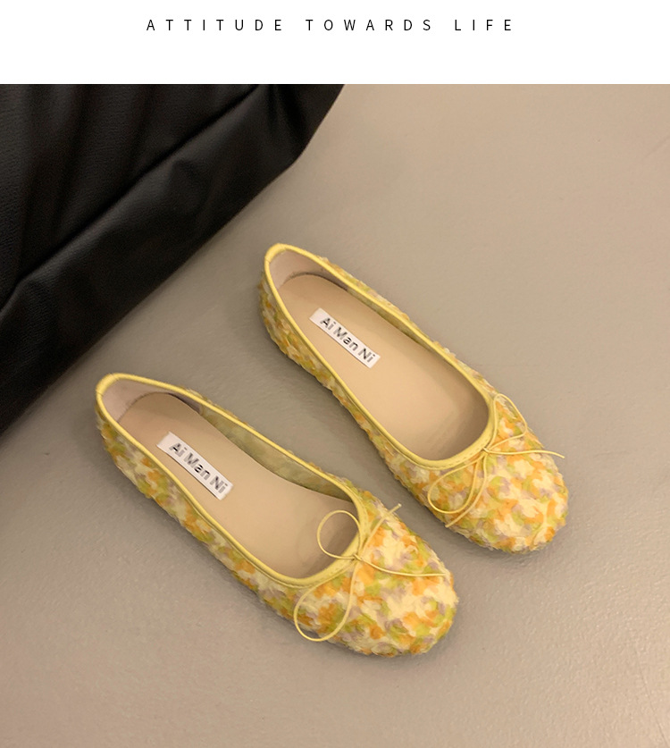Women's French Lace Bow Shoes