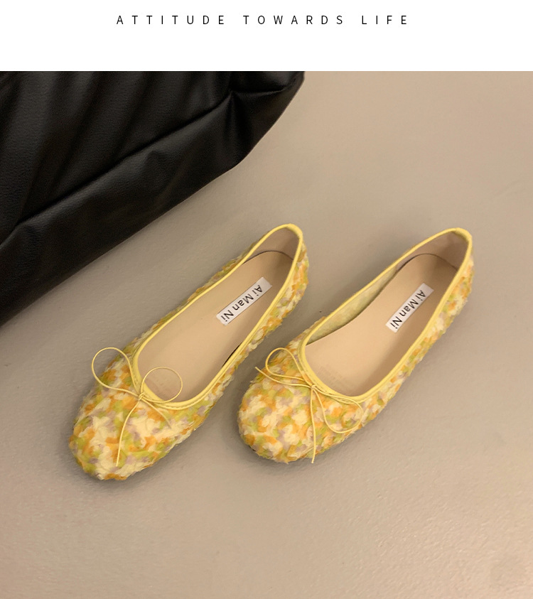 Women's French Lace Bow Shoes