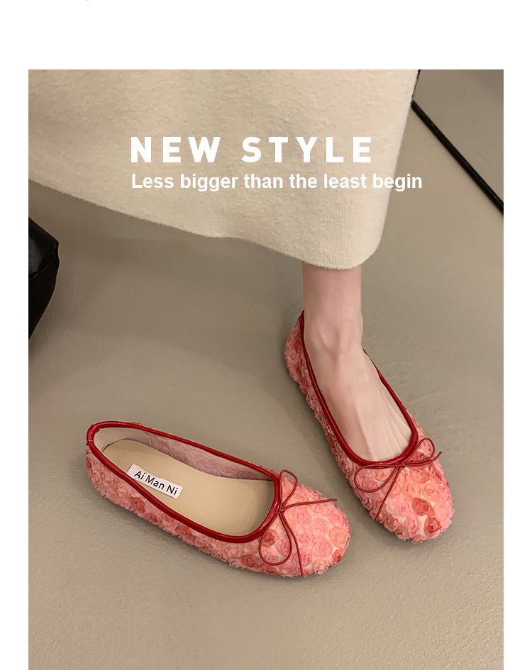 Women's French Lace Bow Shoes