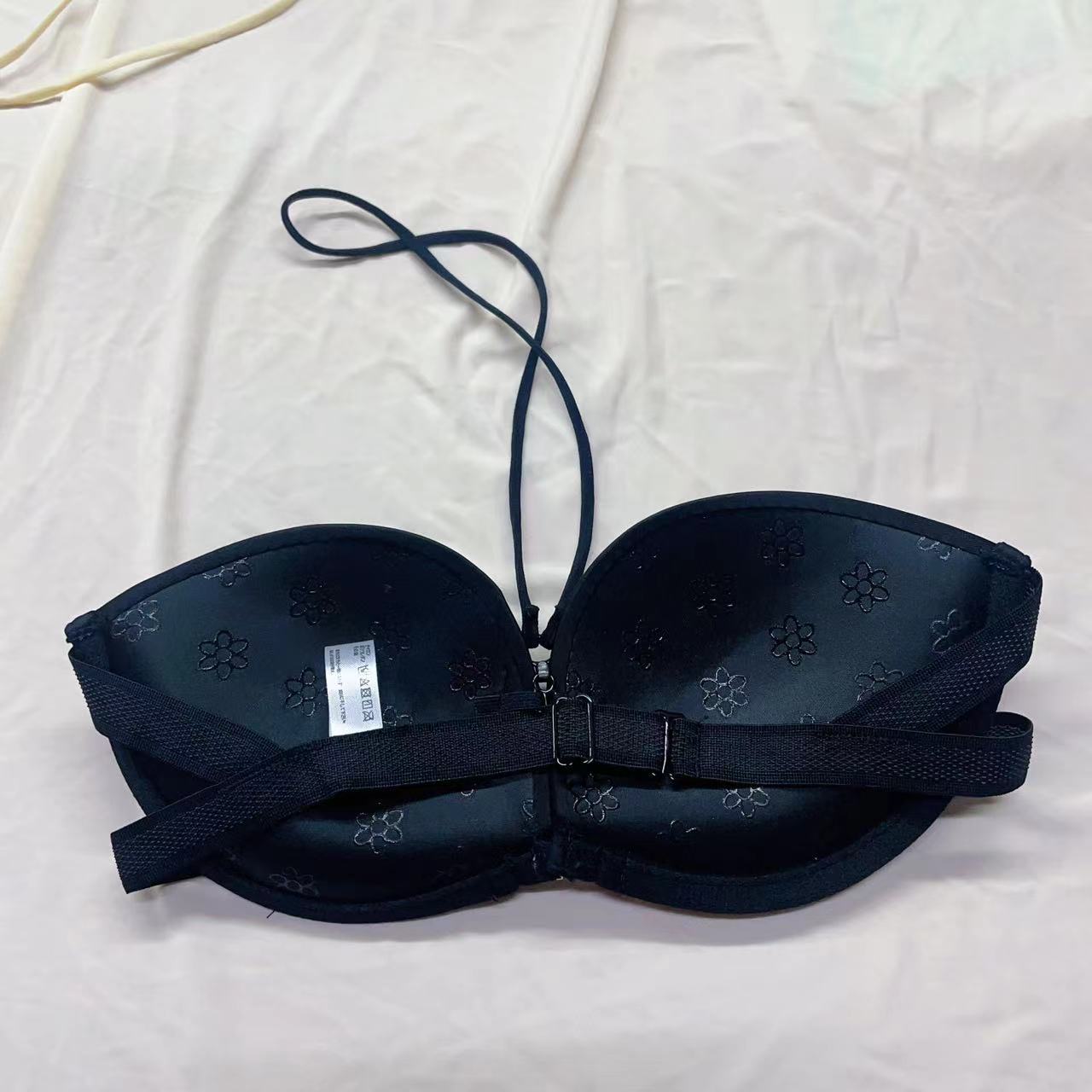 Push-up Strapless Front-close Women's Bra
