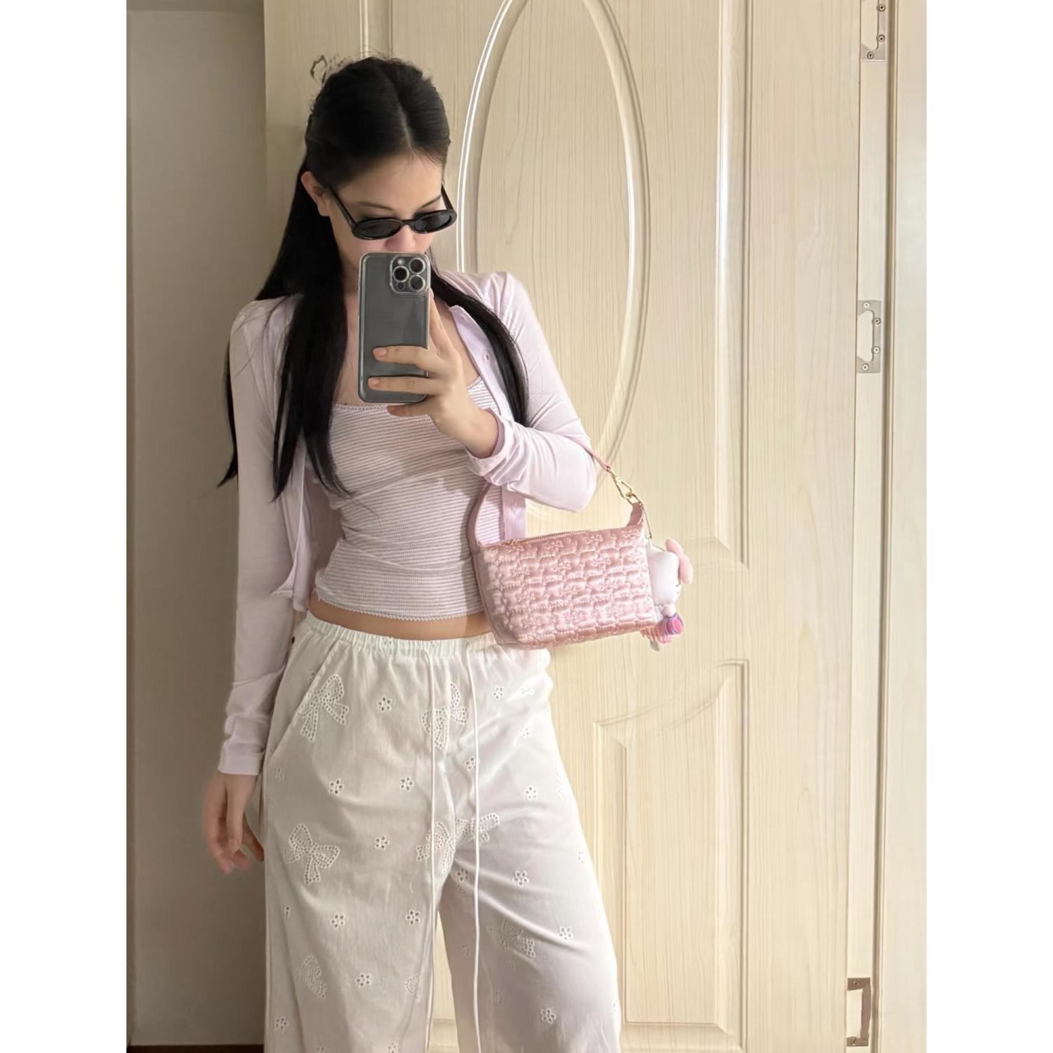 Striped Knitted Women's 2-Piece Casual Set