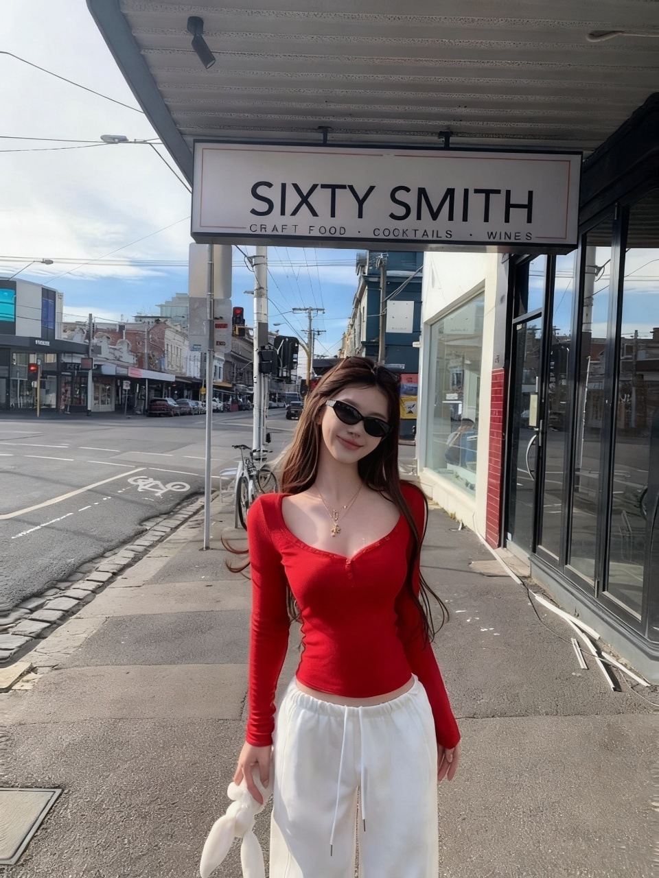 Women's Slim Fit Long Sleeve T-Shirt with Built-in Bra
