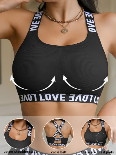 Women's Cross Back Wireless Bra