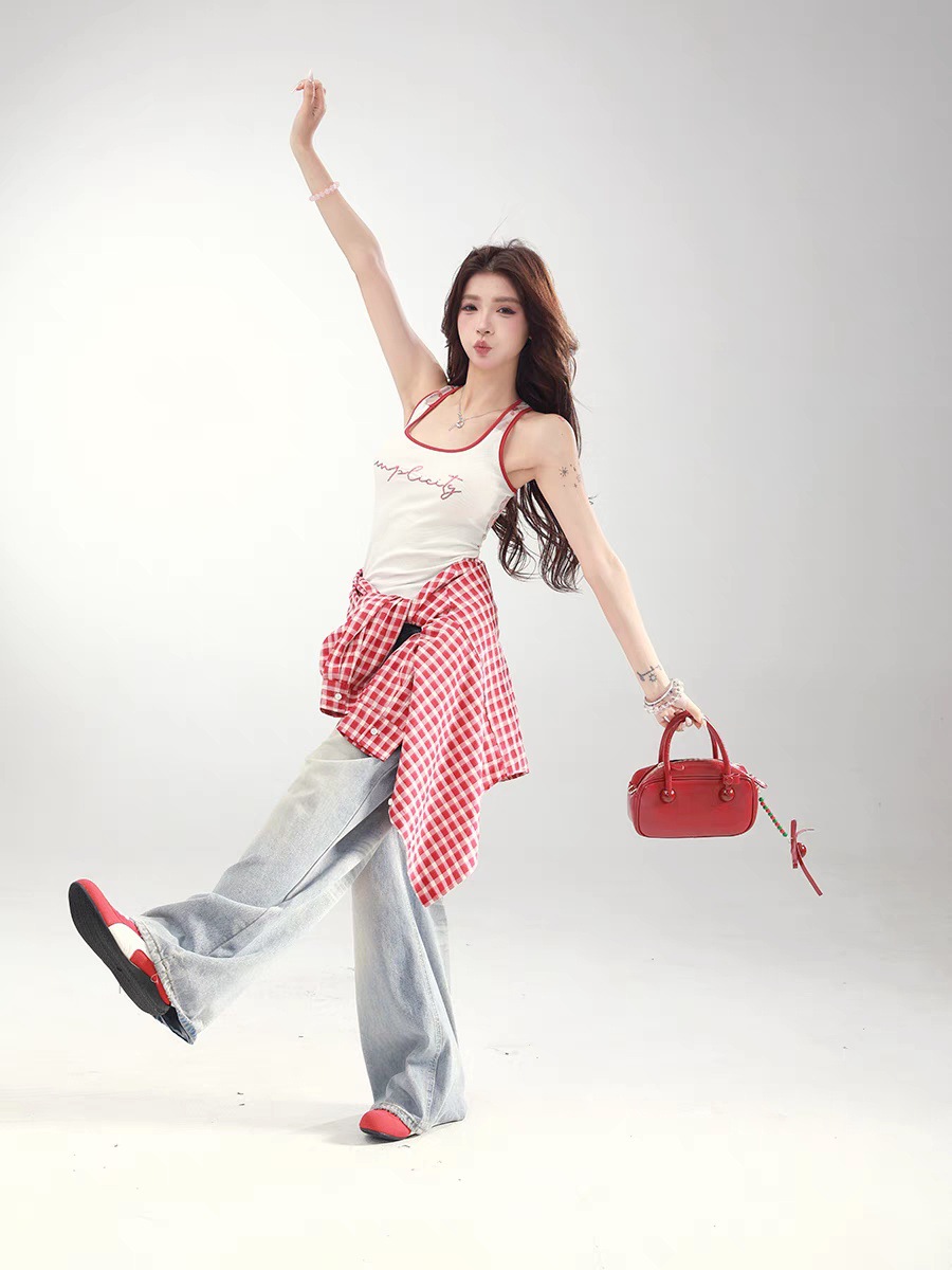 Summer Floral Patchwork Tank Top