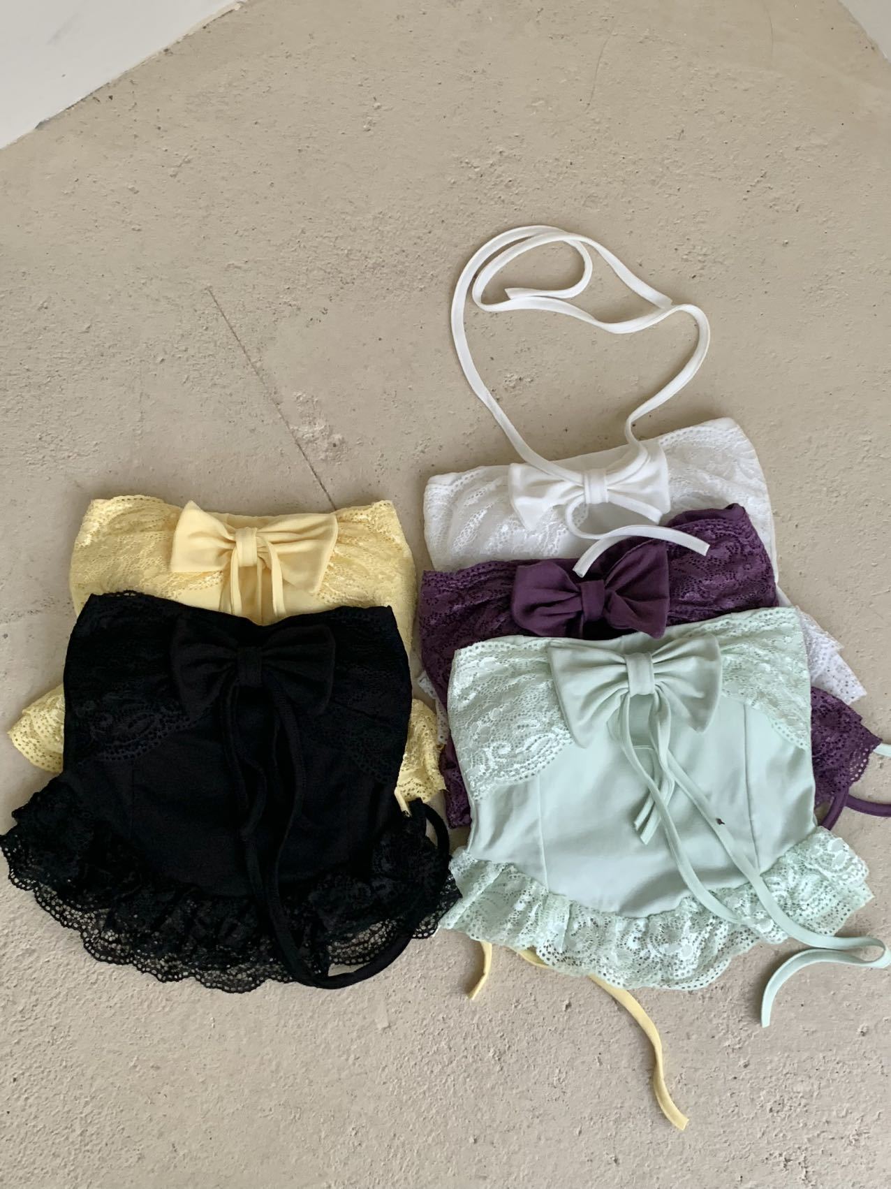 Sweet Lace Halter Bralette Top