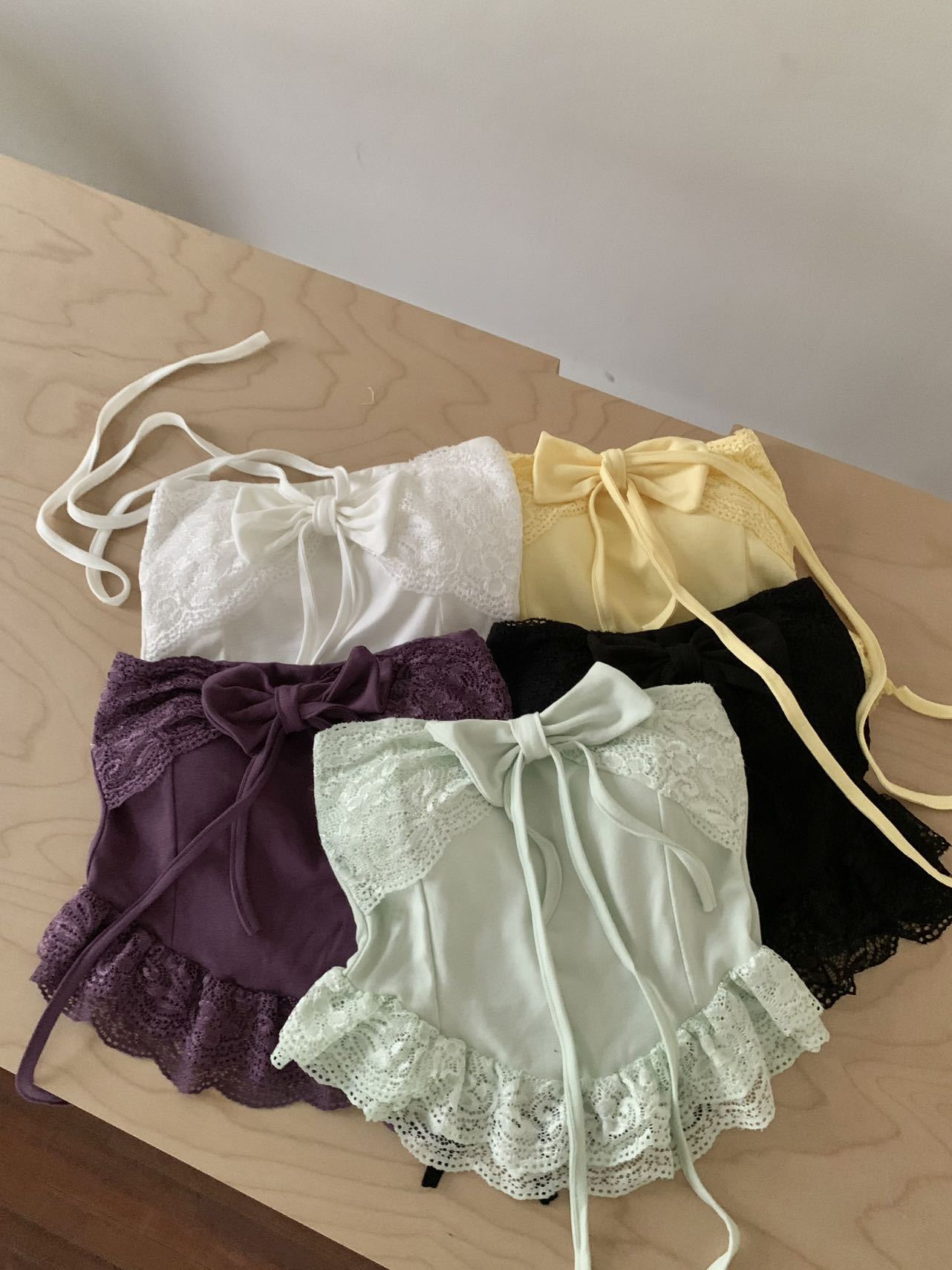 Sweet Lace Halter Bralette Top