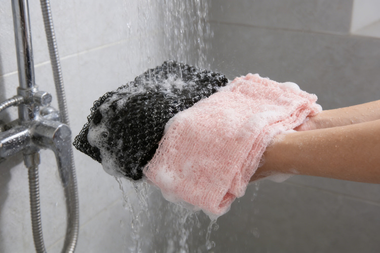 Pollada Mesh Bath Scrubber