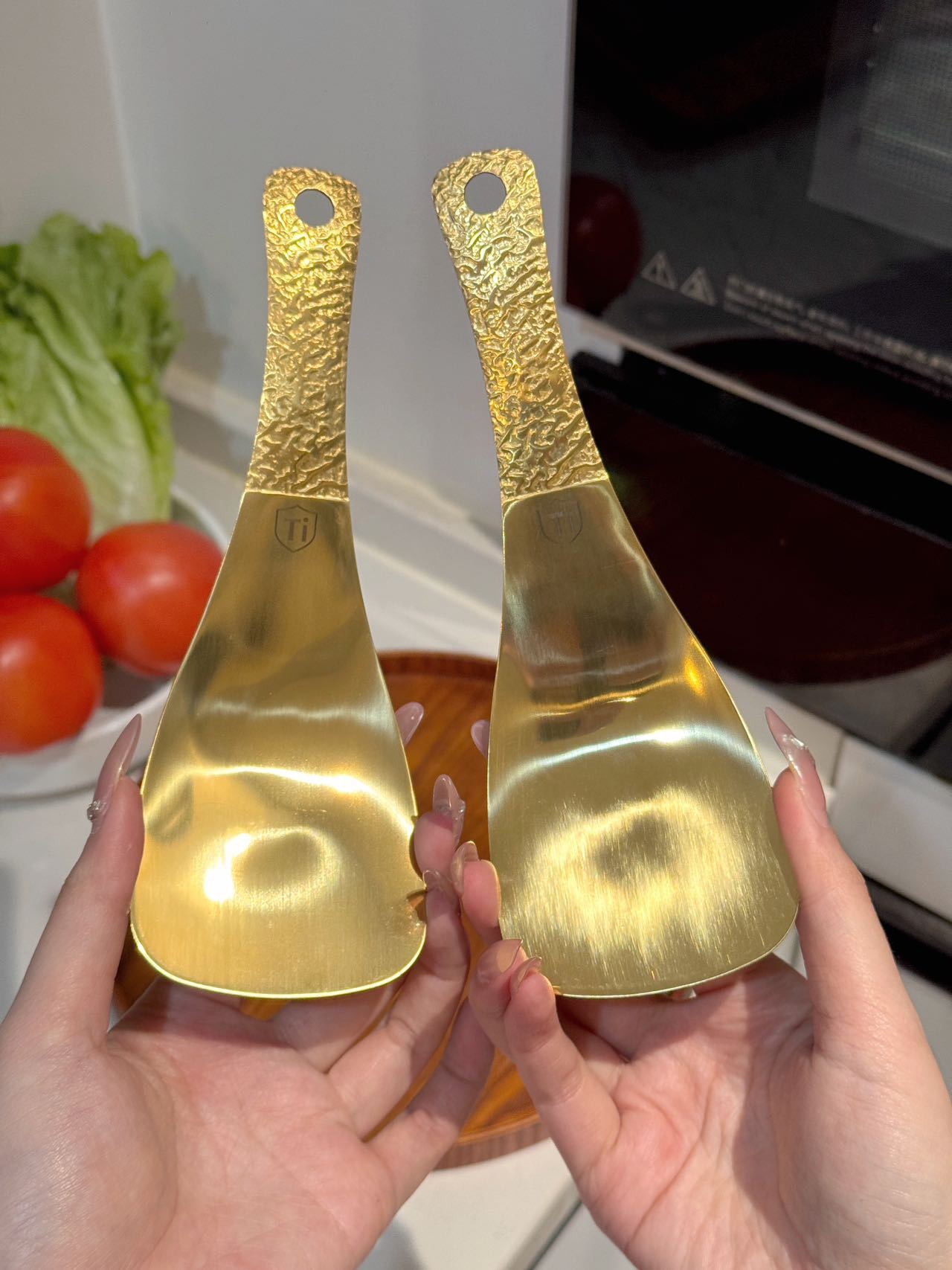 Titanium Plated Kitchen Spoon