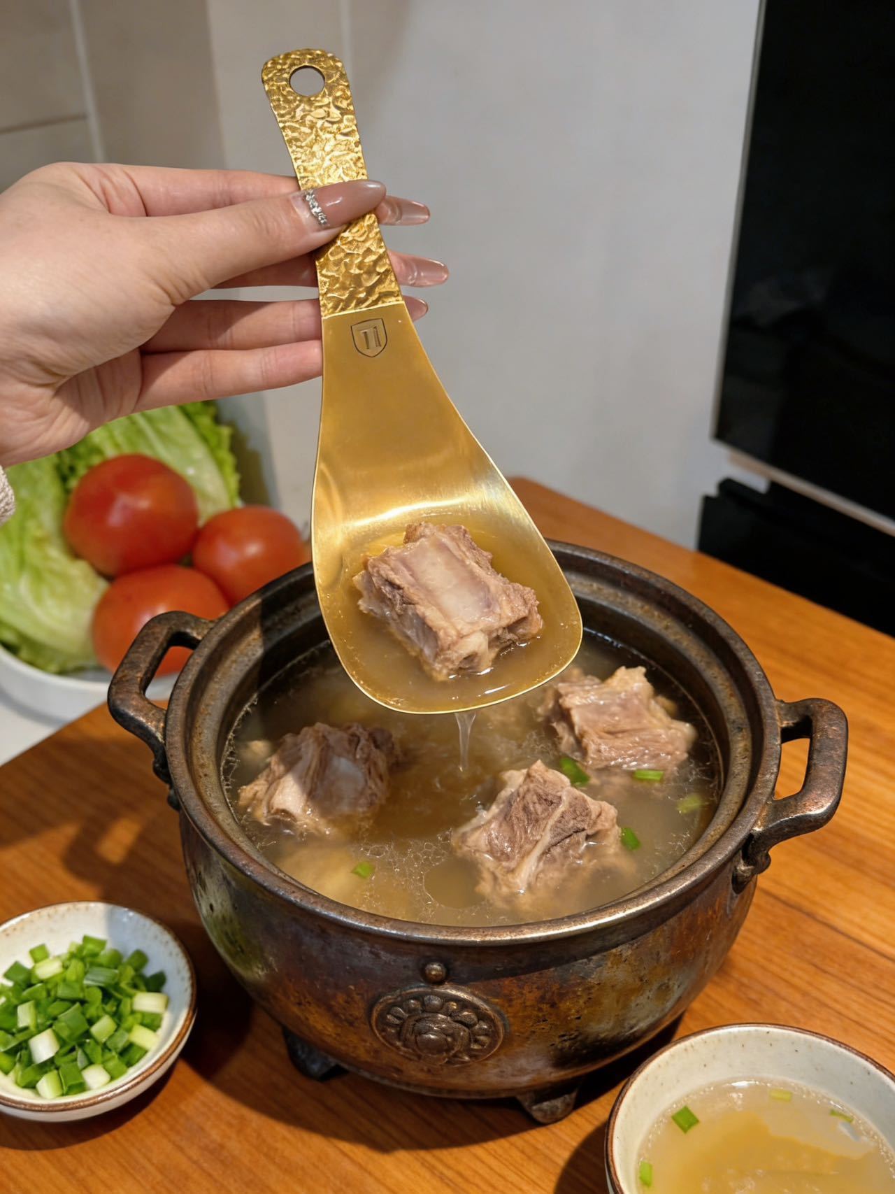 Titanium Plated Kitchen Spoon